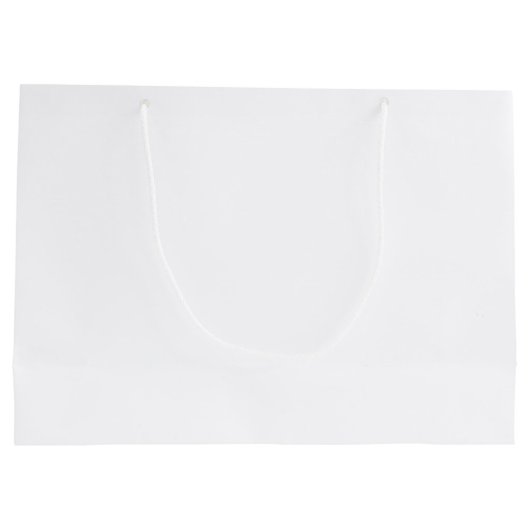 のカスタム結婚抱き枕MATTE LARGE 12.5" x 9" ラージペーパーバッグ (裏面)