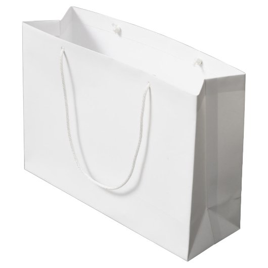 のカスタム結婚抱き枕MATTE LARGE 12.5" x 9" ラージペーパーバッグ (裏面アングル)