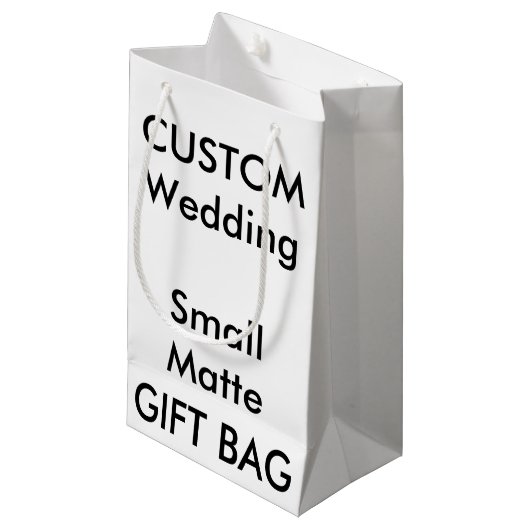 のカスタム結婚抱き枕MATTE SMALL 5" x 8.5" スモールペーパーバッグ (正面アングル)