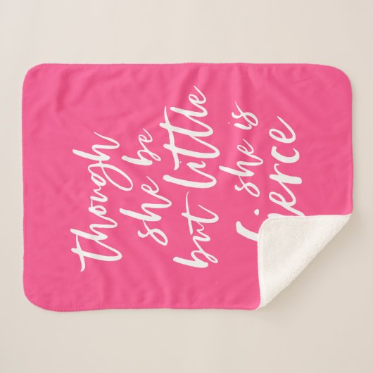 のカスタム色文字はほとんど激しいシェイクスピア シェルパブランケット (正面(横))