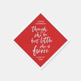 のカスタム色文字はほとんど激しいシェイクスピア スタンダードカクテルナプキン