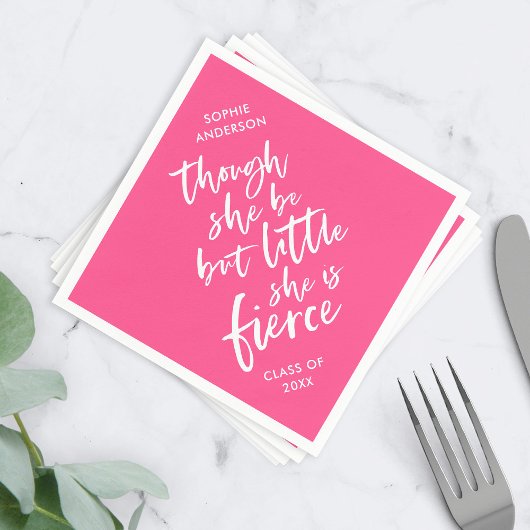 のカスタム色文字はほとんど激しいシェイクスピア スタンダードカクテルナプキン