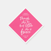 のカスタム色文字はほとんど激しいシェイクスピア スタンダードカクテルナプキン (角)