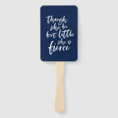 のカスタム色文字はほとんど激しいシェイクスピア ハンドファン (正面)