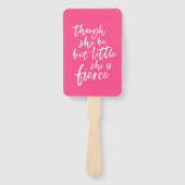 のカスタム色文字はほとんど激しいシェイクスピア ハンドファン (正面)