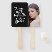 のカスタム色文字はほとんど激しいシェイクスピア ハンドファン (正面&裏面)