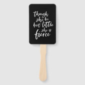 のカスタム色文字はほとんど激しいシェイクスピア ハンドファン (正面)