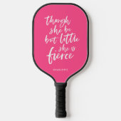 のカスタム色文字はほとんど激しいシェイクスピア ピックルボールラケット (正面)