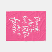 のカスタム色文字はほとんど激しいシェイクスピア フリースブランケット (正面(横))