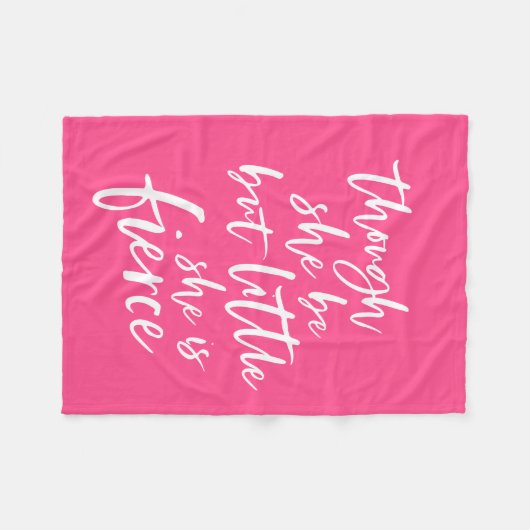 のカスタム色文字はほとんど激しいシェイクスピア フリースブランケット (正面(横))