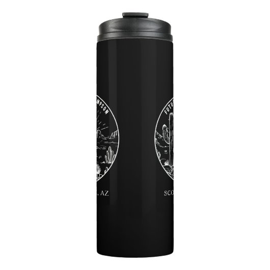 のカスタム花嫁のギフト砂漠バチェロレッテ タンブラー (正面)