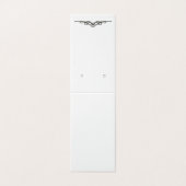 のカスタム華やかな上品なテントのイヤリングディスプレイカード 名刺 (外部フラット)