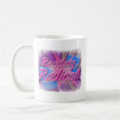 のカッコいいis読素晴らしい・ブックオーバー・スローガン コーヒーマグカップ (左)