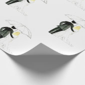 のカップル結婚たった今結婚しましたシックなラッピング紙 ラッピングペーパー (角)