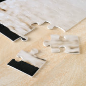 のカップル結婚ブライダルシャワーゲーム ジグソーパズル (側面)