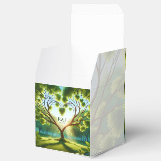 のカップル結婚モノグラムの好意ボックス フェイバーボックス