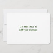 のカップル結婚モノグラム写真サンキューカードの追加 ノートカード (裏面)