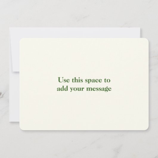 のカップル結婚モノグラム写真サンキューカードの追加 ノートカード (裏面)