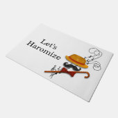 のカラオケ、音楽歌を"調和させよう" ドアマット (アングル)