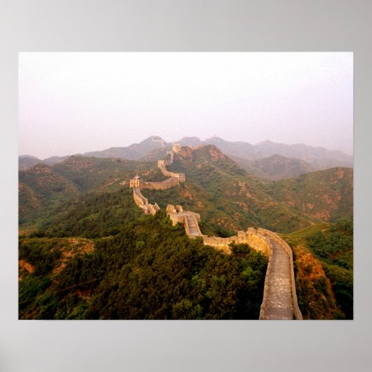 ～のカラフル中国の素晴らし壁で景勝地 ポスター (正面)