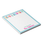 ～のカラフル事務局長 ノートパッド (アングル)