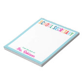 ～のカラフル事務局長 ノートパッド (回転)