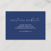 のカラフル結婚Webサイト挿入カードスクリプト エンクロージャーカード (正面)