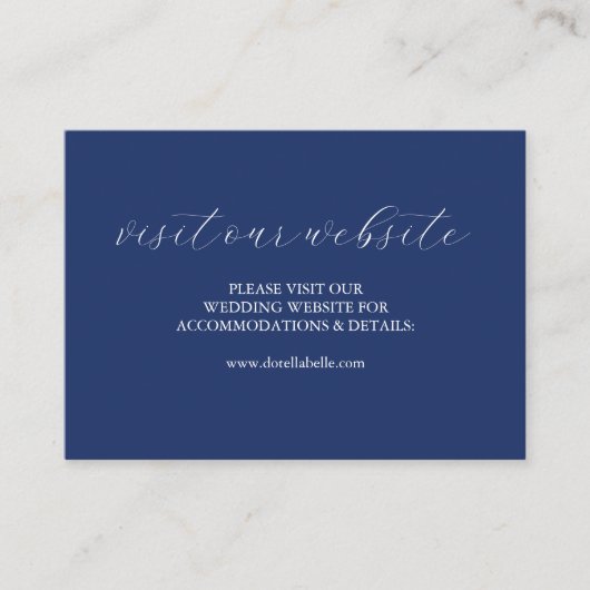 のカラフル結婚Webサイト挿入カードスクリプト エンクロージャーカード (正面)