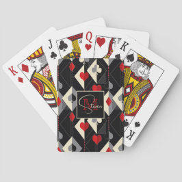 のカード遊のトランプのポーカースーツ。 トランプ