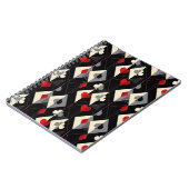 のカード遊のトランプのポーカースーツ。 ノートブック (左側)