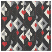 のカード遊のトランプのポーカースーツ。 ファブリック (クローズアップ)