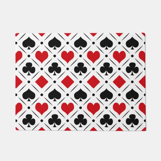 のカード遊は記号に合う ドアマット (正面)