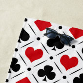 のカード遊は記号に合う ビーチタオル (インサイチュ)