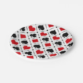 のカード遊は記号に合う ペーパープレート (アングル)