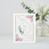 のカー結婚ドテンプレート ポストカード (スタンド正面)