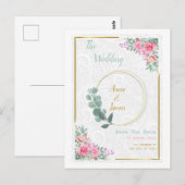 のカー結婚ドテンプレート ポストカード (正面/裏面)