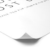 のカー結婚ドボックスギフトテーブルポスト標識L100 ポスター (角)