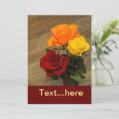 のカー結婚ド招待状テンプレート 招待状 (スタンド正面)