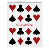 のカー遊ドがThunder_Coveグリーティングカードに適合 (正面)