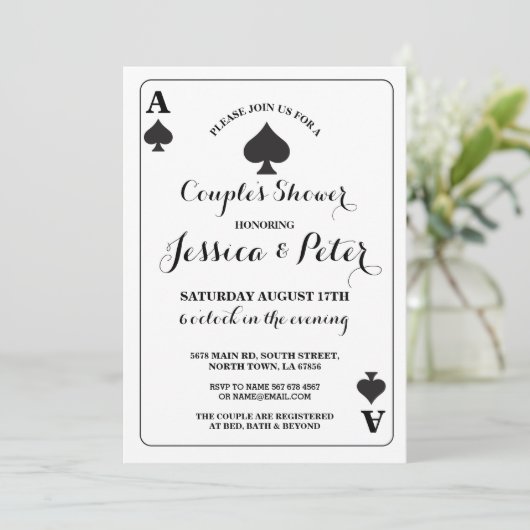 のカー遊ドエースまたはキングクイーンラスベガス招待状 招待状 (スタンド正面)