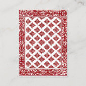 のカー遊ドキング/クイーンテーブル座席表 プレイスカード (裏面)