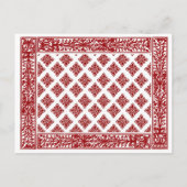 のカー遊ドキング/クイーンテーブル座席表 ポストカード (裏面)