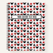 のカー遊ドスーツのゲーム室3リングや輪バインダー ノートブック (正面)