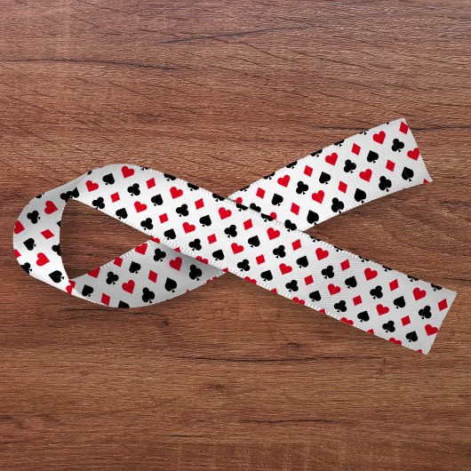 のカー遊ドスーツの模様 サテンリボン