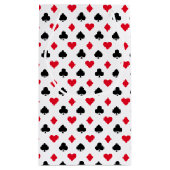 のカー遊ドスーツの模様 スモールペーパーバッグ (裏面)