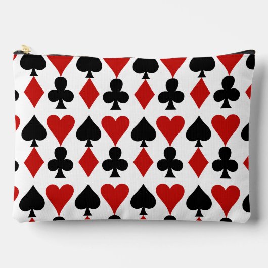 のカー遊ドスーツデザインアクセサリーバッグ アクセサリーポーチ (正面)