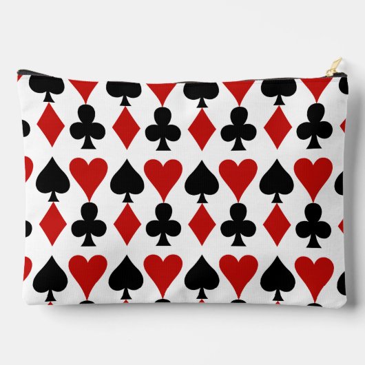 のカー遊ドスーツデザインアクセサリーバッグ アクセサリーポーチ (裏面)