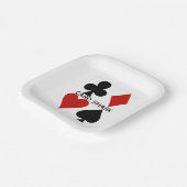 のカー遊ドスーツデザイン紙プレート ペーパープレート (傾斜あり)