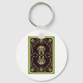 のカー遊ドパターンキーチェーン キーホルダー (正面)