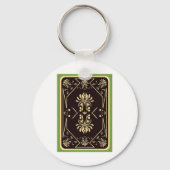 のカー遊ドパターンキーチェーン キーホルダー (裏面)